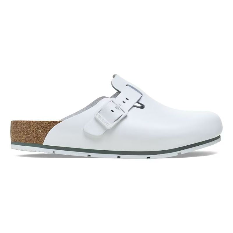 BIRKENSTOCK | Unisex Boston Pro White Leather White | Tootsies