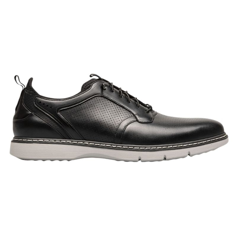 Stacy Adams Synchro Plain Toe Elastic Lace Cream Casual Hybrid Shoes for Men