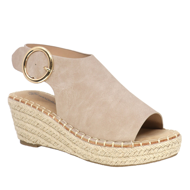 Womens Sasha Wedge Sandal - WANDERLUST - Tootsies Shoe Market - Sandals