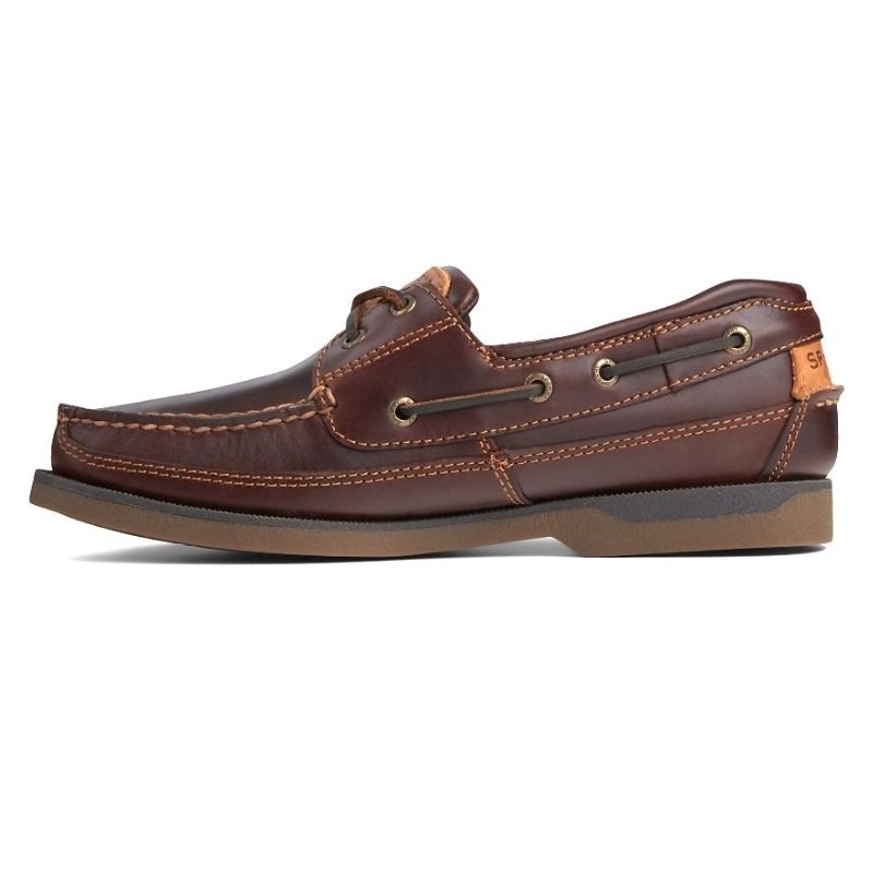 Sperry Men's Authentic Original 2-Eye Boat Shoe - Classic Leather Deck Shoes