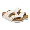 Womens Arizona Birko Flor Eggshell - BIRKENSTOCK - Tootsies Shoe Market - Sandals