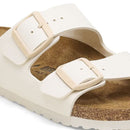 Womens Arizona Birko Flor Eggshell - BIRKENSTOCK - Tootsies Shoe Market - Sandals