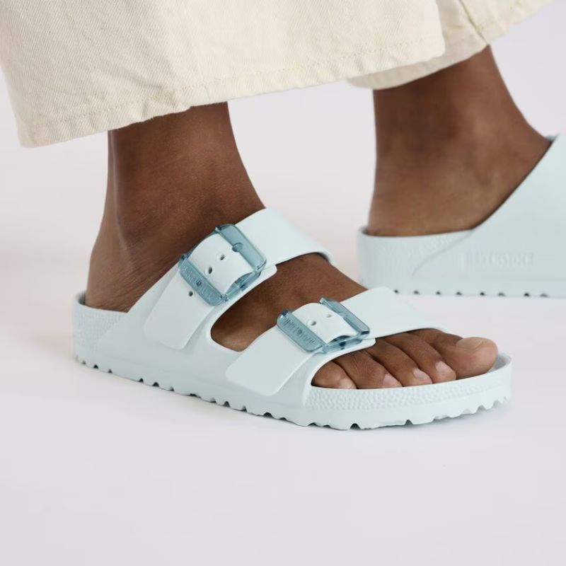 Birkenstock Womens Arizona Stealth Surf Green Eva | Tootsies Shoe