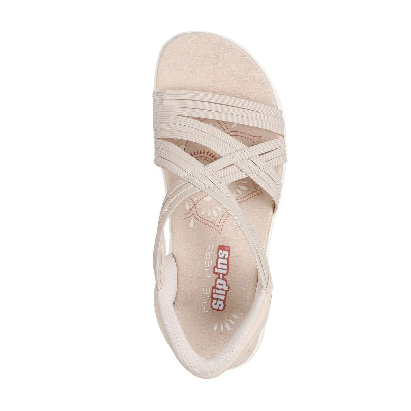 Womens Slip Ins Reggae Simply Strechy - Skechers - Tootsies Shoe Market - Sandals