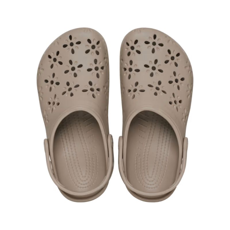 Womens Classic Floral Cut Out Clog