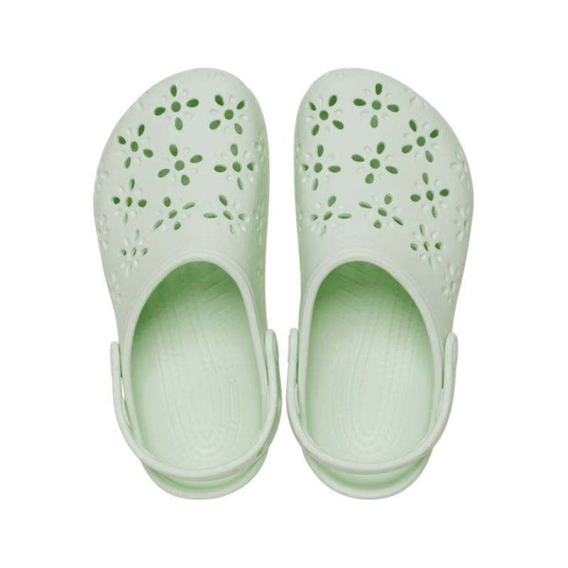 Womens Classic Floral Cut Out Clog