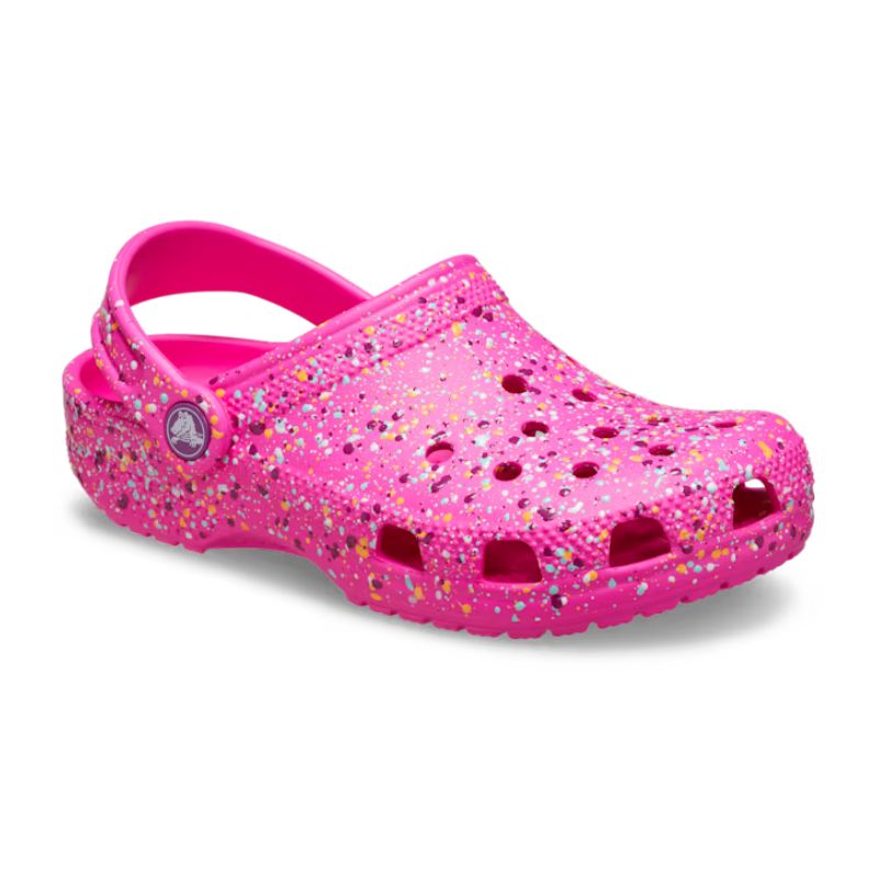 Unisex classic paint splatter clog to