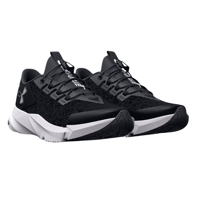 Under Armour PROJECT ROCK 5 - Training shoe - black/white/pitch gray/black  