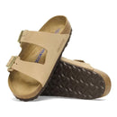 Womens Arizona Soft Fb Nubuck Sandcastle - BIRKENSTOCK - Tootsies Shoe Market - Sandals