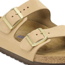 Womens Arizona Soft Fb Nubuck Sandcastle - BIRKENSTOCK - Tootsies Shoe Market - Sandals