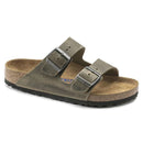Mens Arizona Fl Wb Faded Khaki - BIRKENSTOCK - Tootsies Shoe Market - Sandals