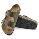 Mens Arizona Fl Wb Faded Khaki - BIRKENSTOCK - Tootsies Shoe Market - Sandals