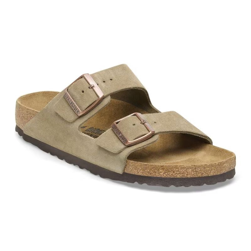 Unisex arizona suede taupe - BIRKENSTOCK - Tootsies Shoe Market - Sandals
