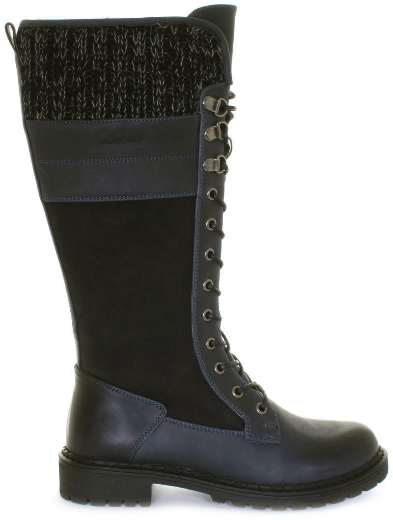 Women's LUCY HIGH LACE FRONT BOOT