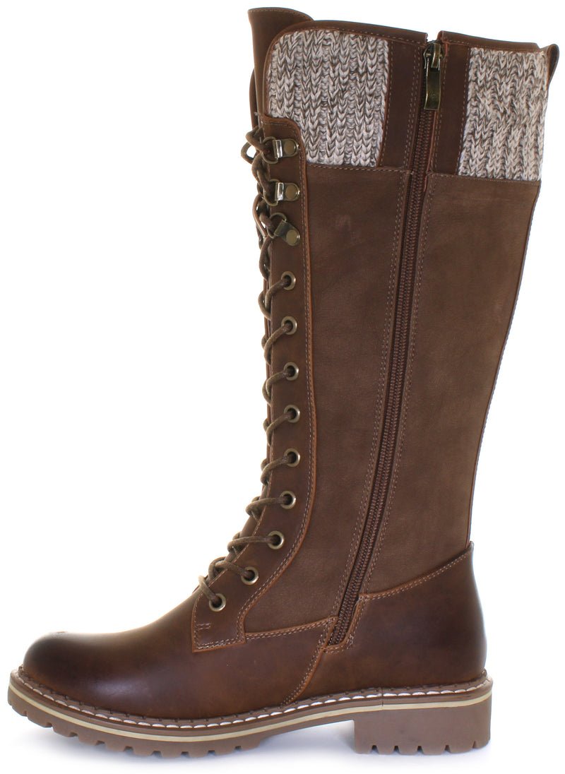 Womens lucy high lace front boot - TENDER TOOTSIES - Tootsies Shoe Market - Boots