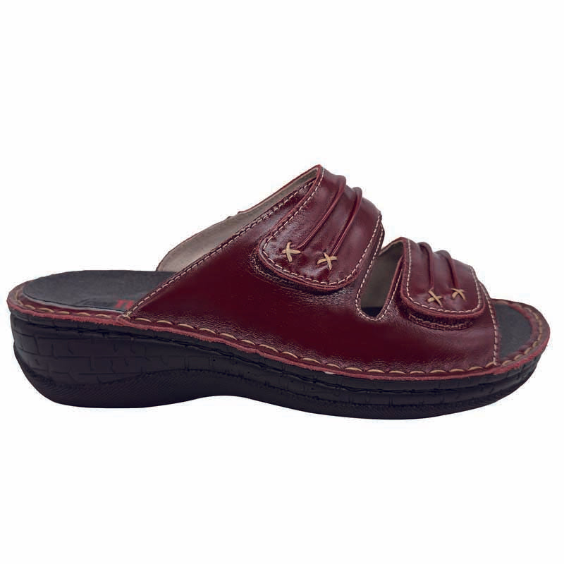 Womens Autumn (s6130) 2 Velcro Slide - FOOTTHRILLS - Tootsies Shoe Market - Sandals