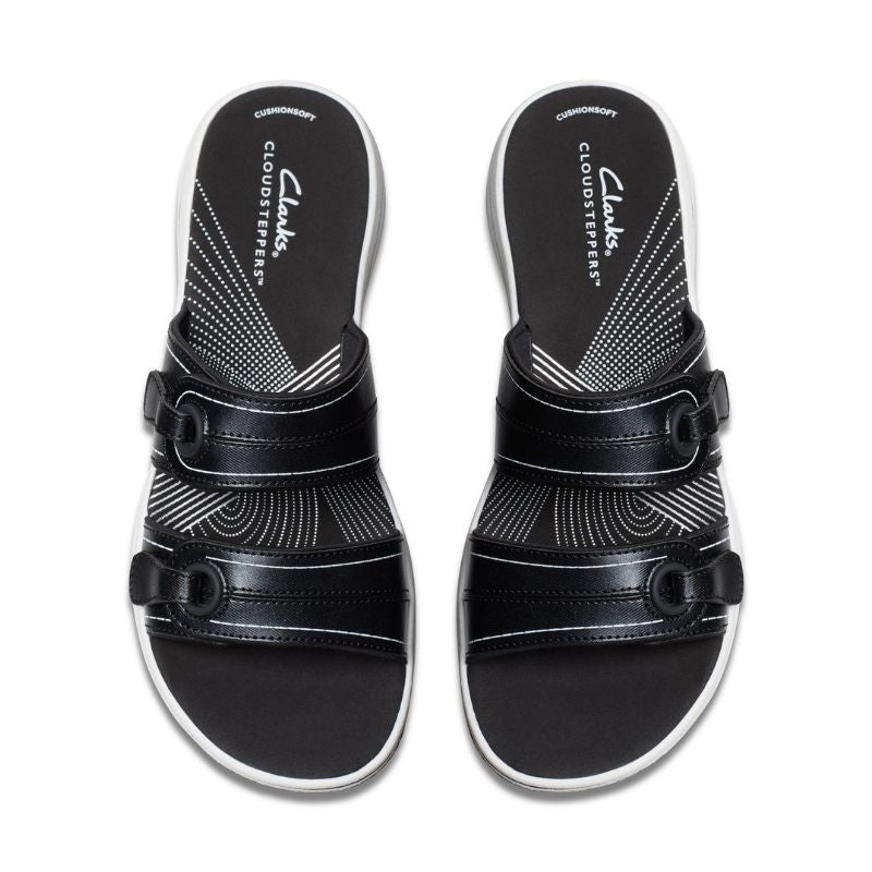 Clarks Shoes Clarks Flip Flops Black CLARKS Womens Breeze Maye