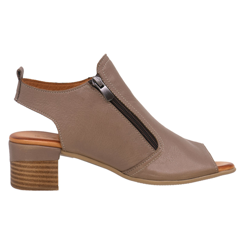 Women's GINGER OPEN TOE SIDE ZIP