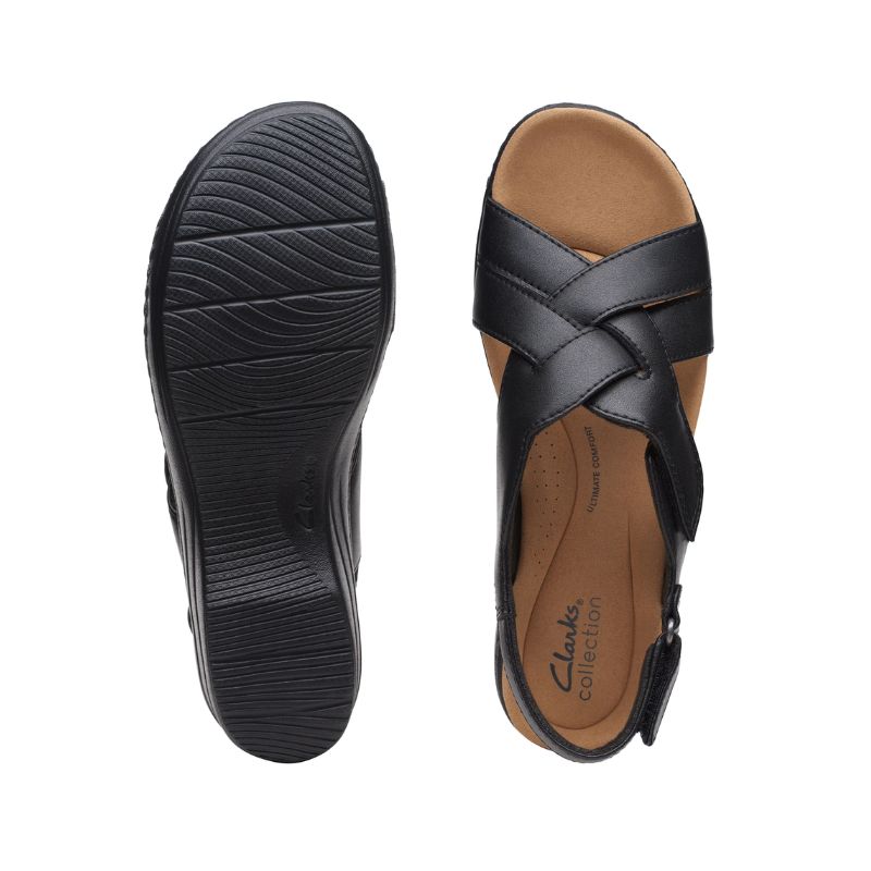 Clarks Womens Merliah Echo Tootsies Shoe Market Black W 9