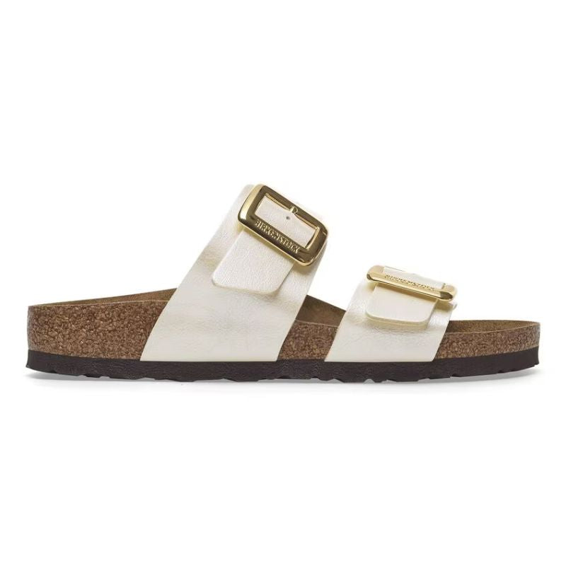 Womens Sydney Luxe Buckle Pearl White - BIRKENSTOCK - Tootsies Shoe Market - Sandals