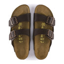 Women's arizona birko-flor dark brown - BIRKENSTOCK - Tootsies Shoe Market - Sandals