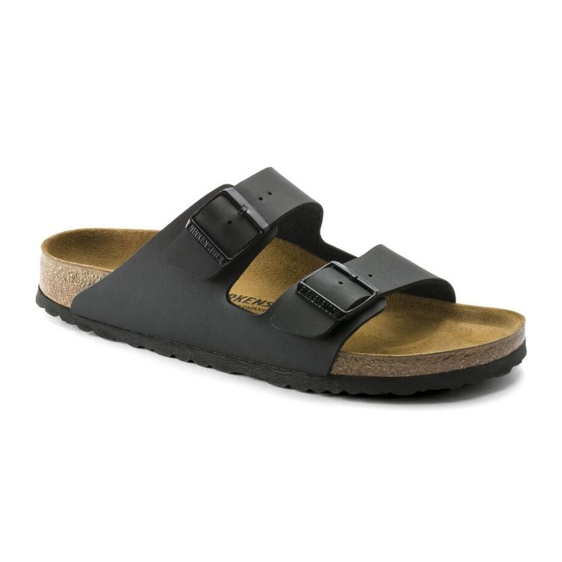 Unisex Arizona Birko Flor Black - BIRKENSTOCK - Tootsies Shoe Market - Sandals
