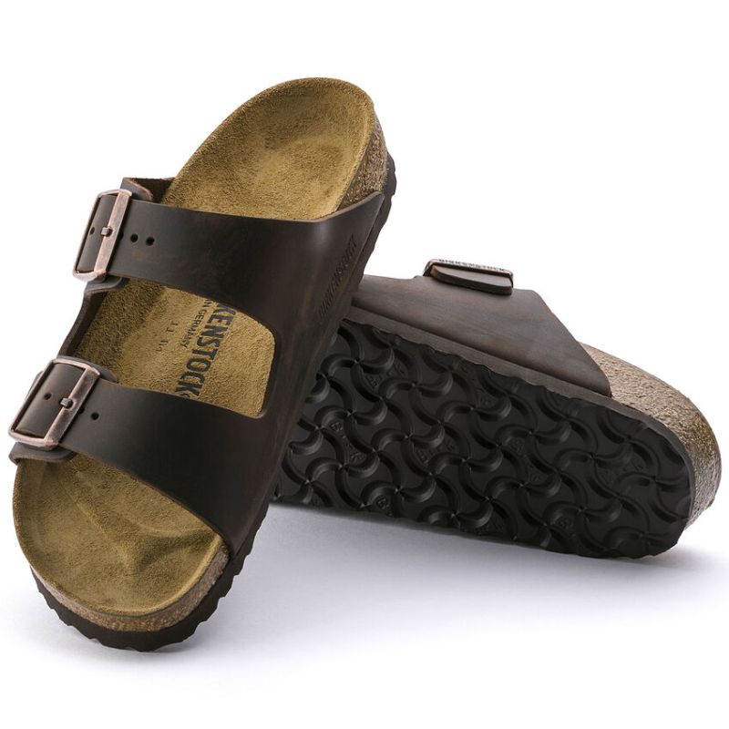 Unisex Arizona Oiled Leather Habana - BIRKENSTOCK - Tootsies Shoe Market - Sandals