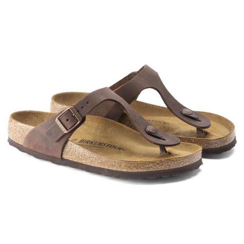 Womens Gizeh Oiled Leather Habana