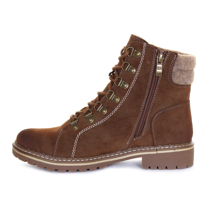 Womens Oshawa Lace Side Zip Boot - TAMARACK - Tootsies Shoe Market - Fashion