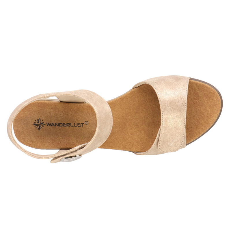 Womens Teri Velcro Sandal - WANDERLUST - Tootsies Shoe Market - Sandals