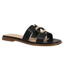 Womens Vienna Leather Slide Sandal - SANDPIPERS - Tootsies Shoe Market - Sandals