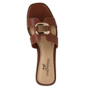 Womens Vienna Leather Slide Sandal - SANDPIPERS - Tootsies Shoe Market - Sandals