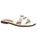 Womens Vienna Leather Slide Sandal - SANDPIPERS - Tootsies Shoe Market - Sandals