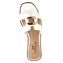 Womens Vienna Leather Slide Sandal - SANDPIPERS - Tootsies Shoe Market - Sandals