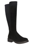 black-micro-suede