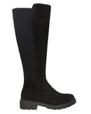 black-micro-suede