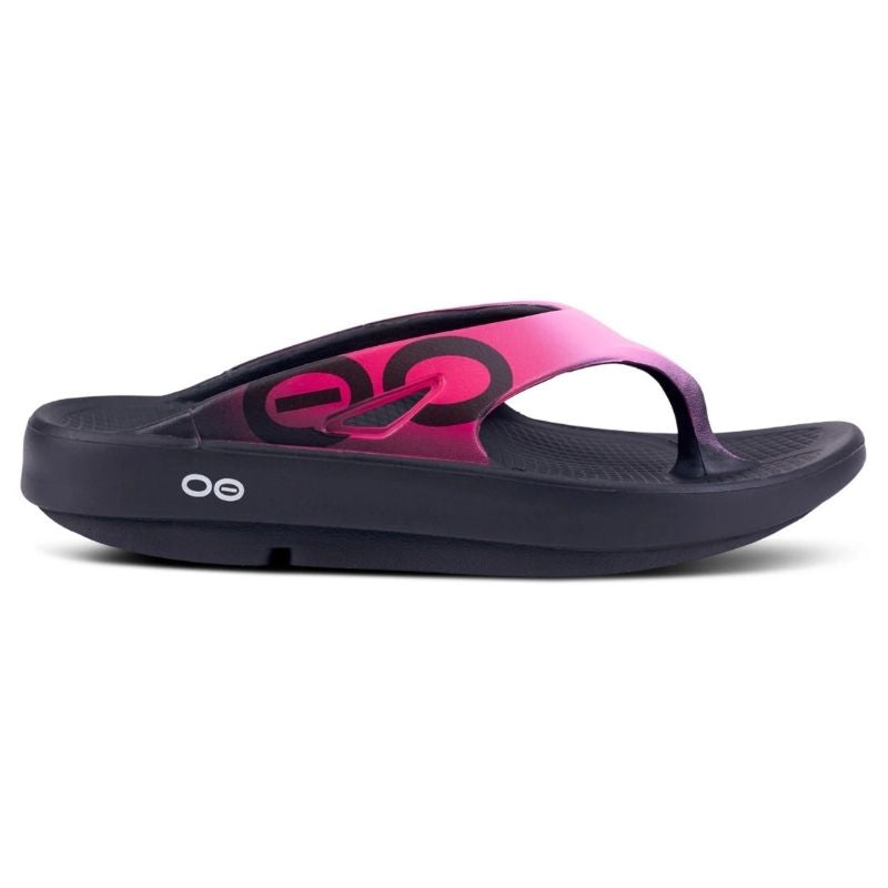 Pink oofos clearance