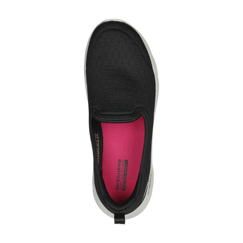 Skechers Women s Go Walk Flex Vera Black Textile Size 9.5