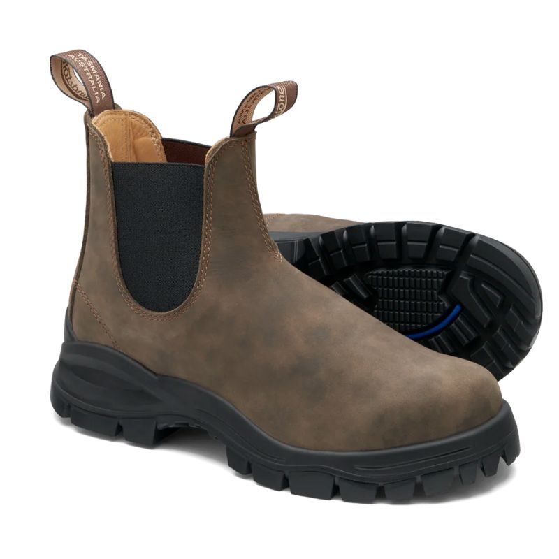 Unisex 2239 Lug Sole Rustic Brown - Blundstone - Tootsies Shoe Market - Hiking