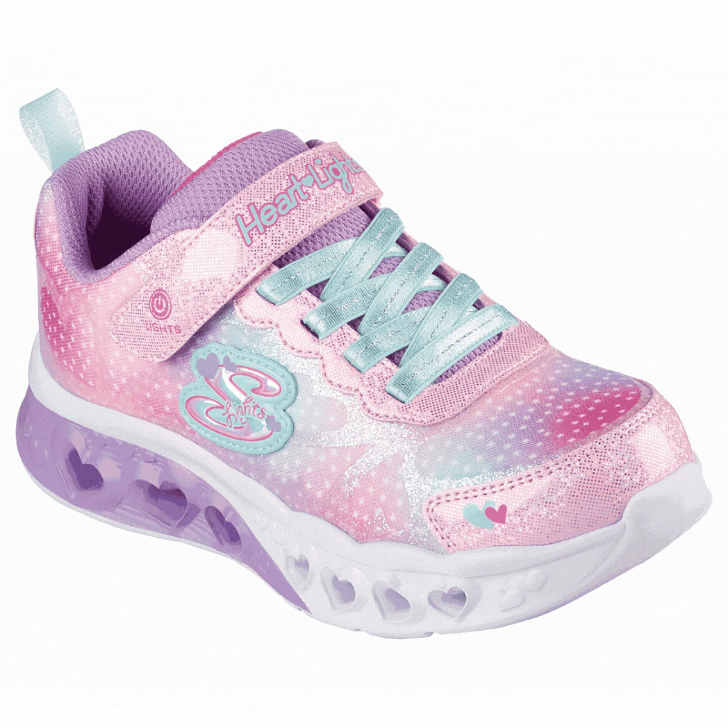 Girls Flutter Heart Lights Simply Love - Skechers - Tootsies Shoe Market - Sneakers/Athletic