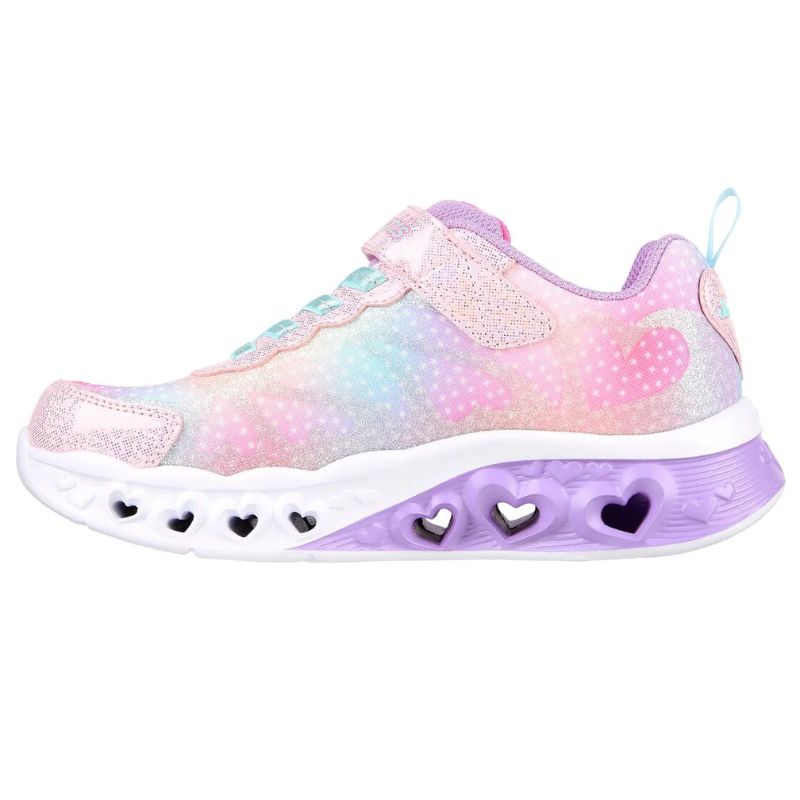 Girls Flutter Heart Lights Simply Love - Skechers - Tootsies Shoe Market - Sneakers/Athletic