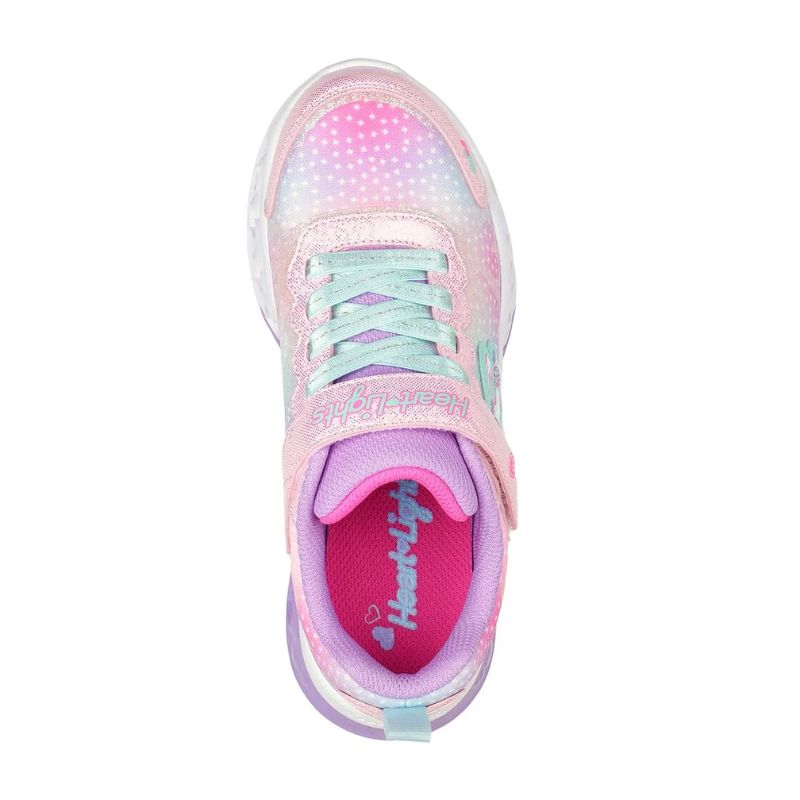 Girls Flutter Heart Lights Simply Love - Skechers - Tootsies Shoe Market - Sneakers/Athletic