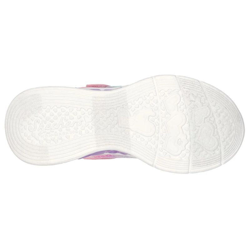 Girls Flutter Heart Lights Simply Love - Skechers - Tootsies Shoe Market - Sneakers/Athletic