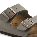 Womens Arizona Birkibuc Stone - BIRKENSTOCK - Tootsies Shoe Market - Sandals