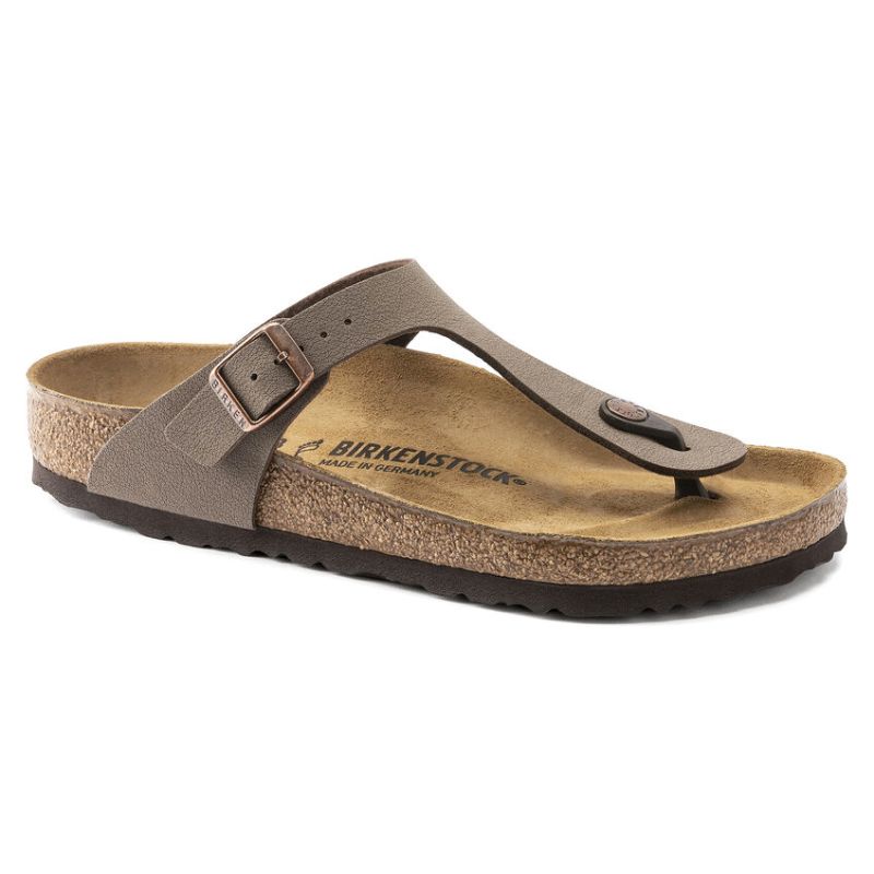 Womens Gizeh Birkibuc Mocha - BIRKENSTOCK - Tootsies Shoe Market - Sandals