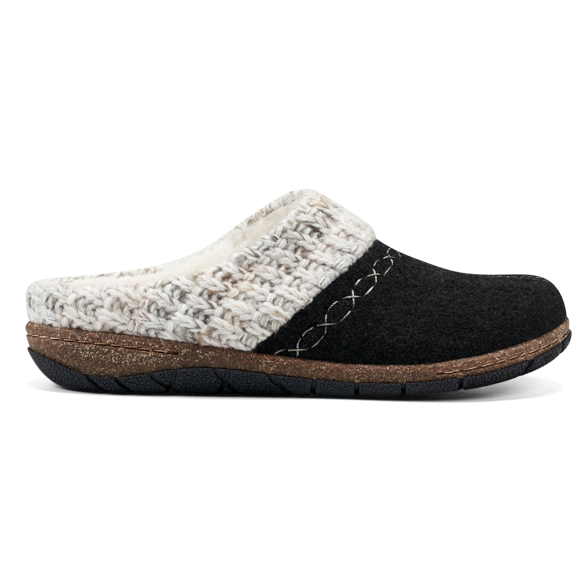Earth | Women's Elana Slipper Black | Tootsies Shoe Market