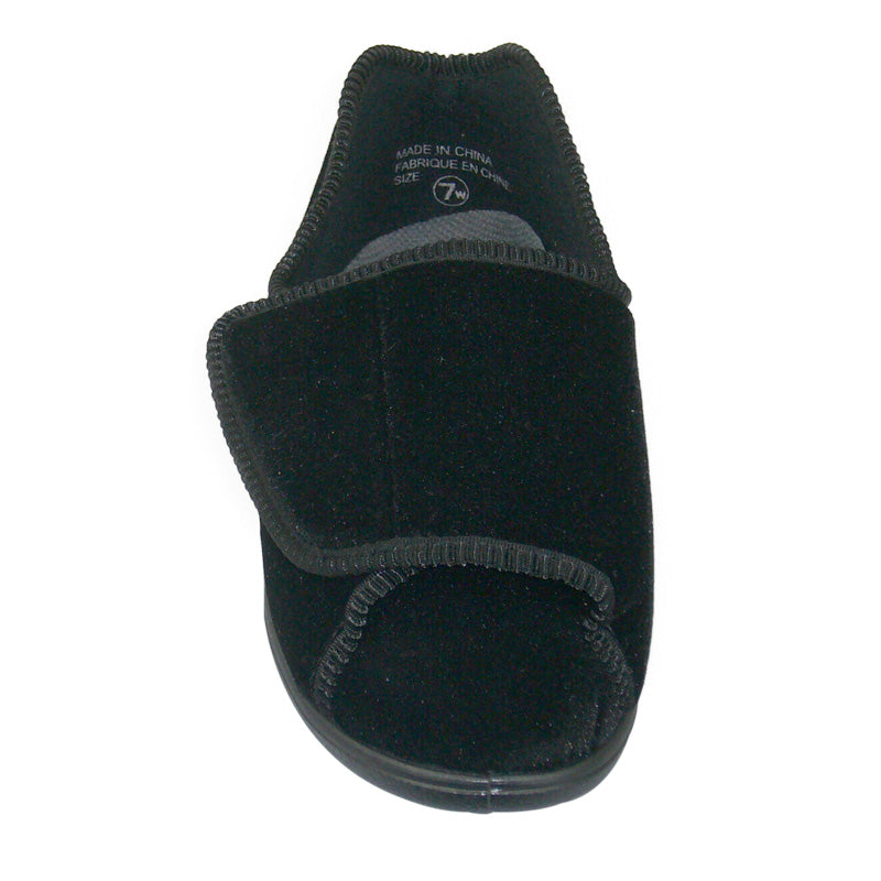Women's Velcro Velour Diabetic Slipper - TENDER TOOTSIES - Tootsies Shoe Market - Slippers