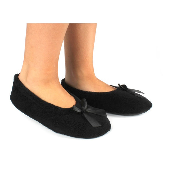 Isotoner terry ballerina slippers new arrivals