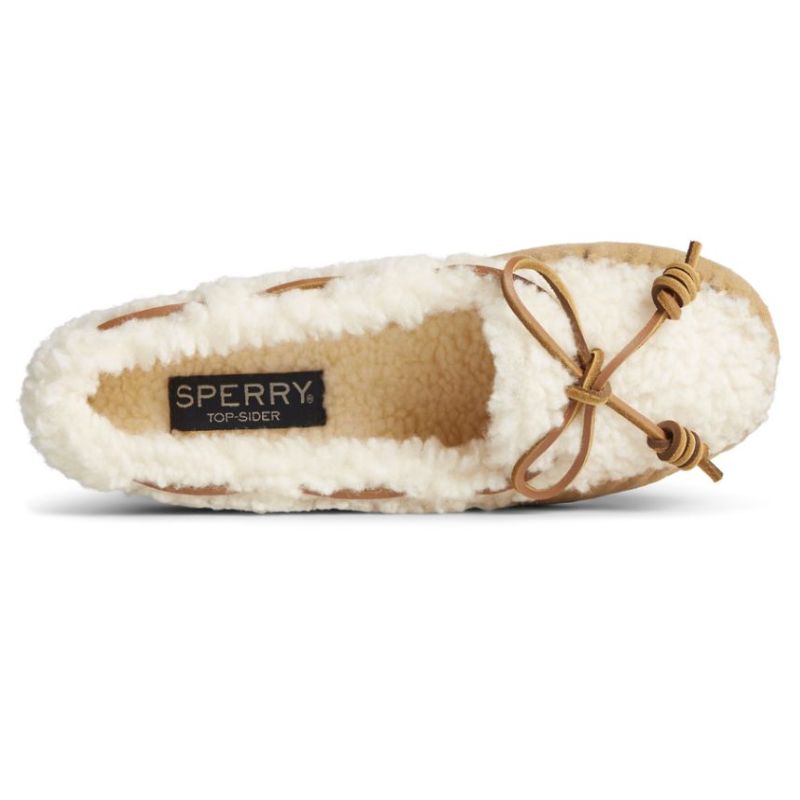 Sperrys with top fur inside