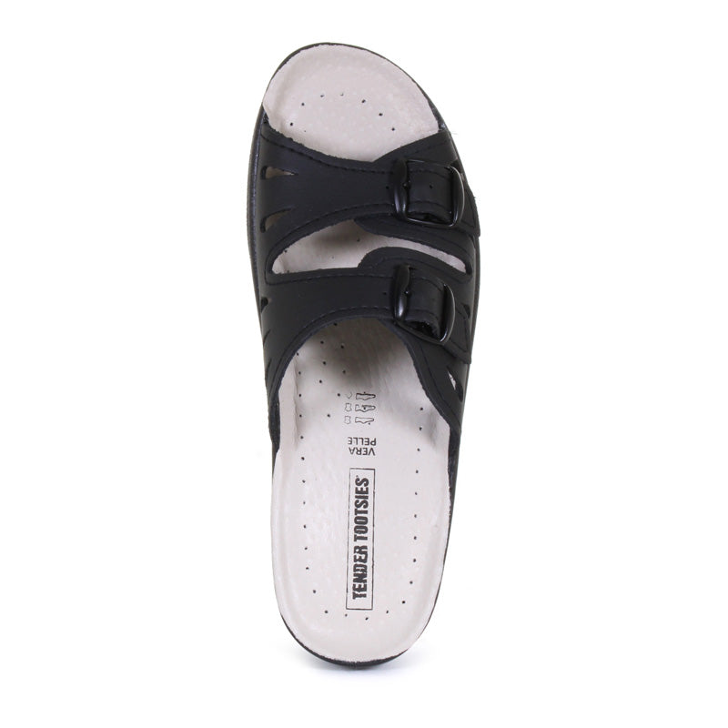 Women's Luna 2 Strap Slide Sandal - TENDER TOOTSIES - Tootsies Shoe Market - Sandals